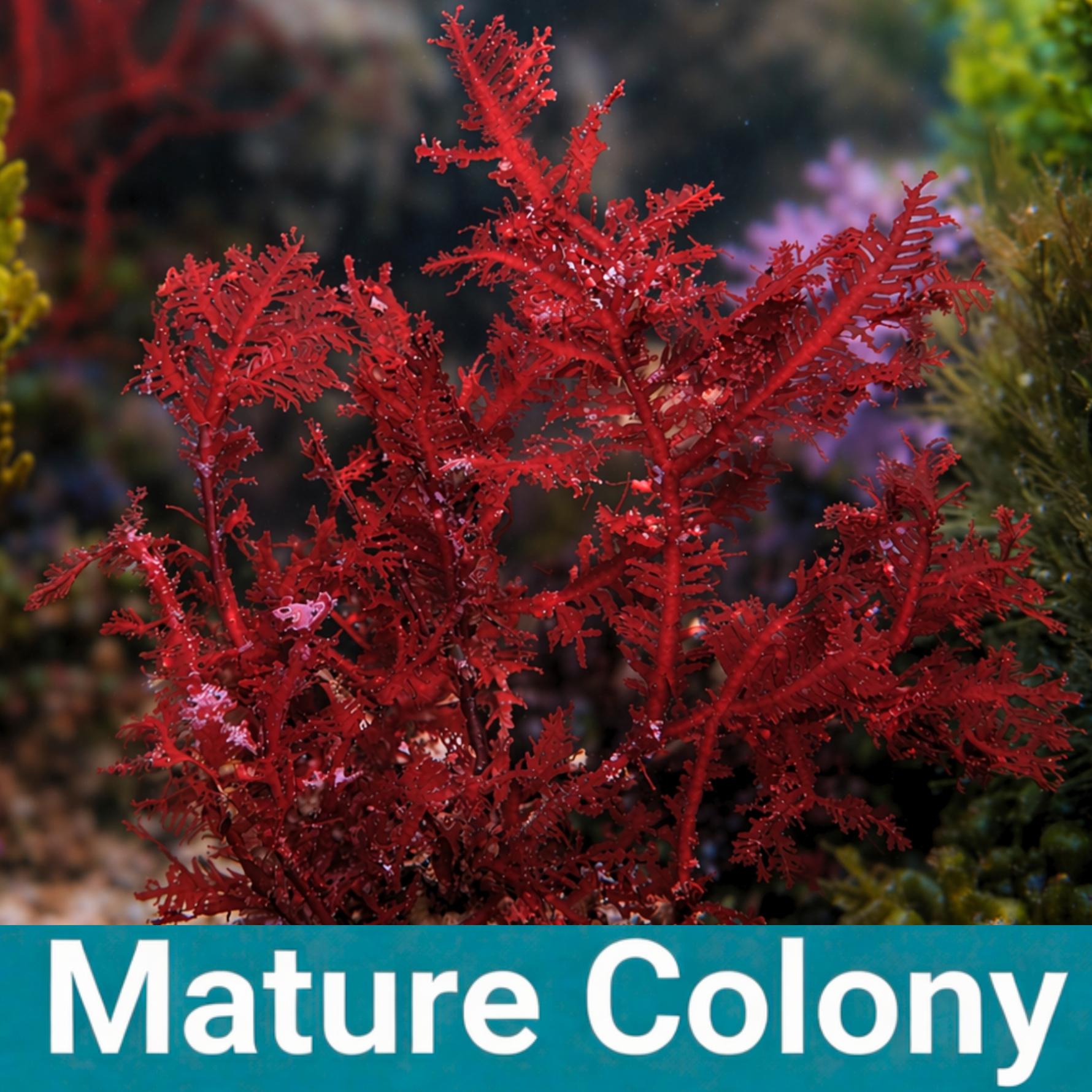Red Fern Macroalgae