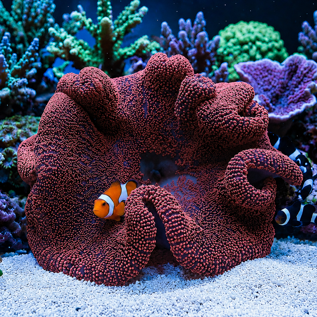 Red Haddoni Carpet Anemone