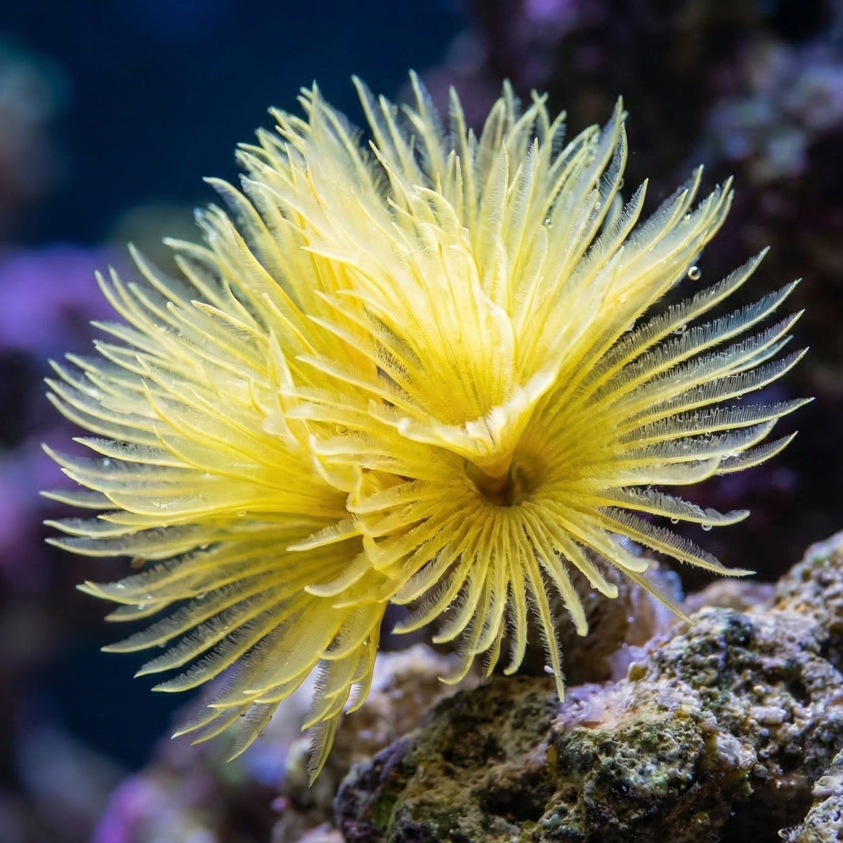 Citrine Crown Feather Duster