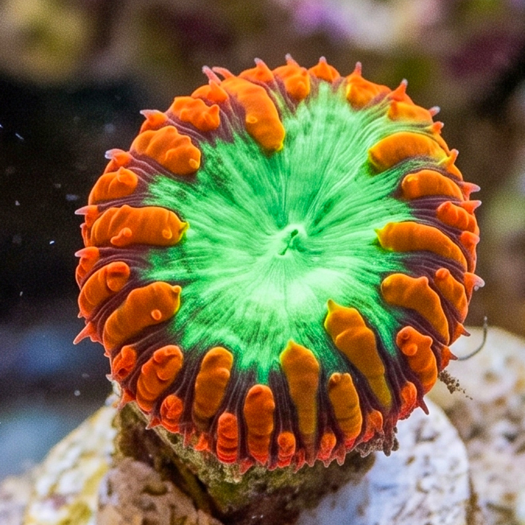 Red & Green Blastomussa Wellsi