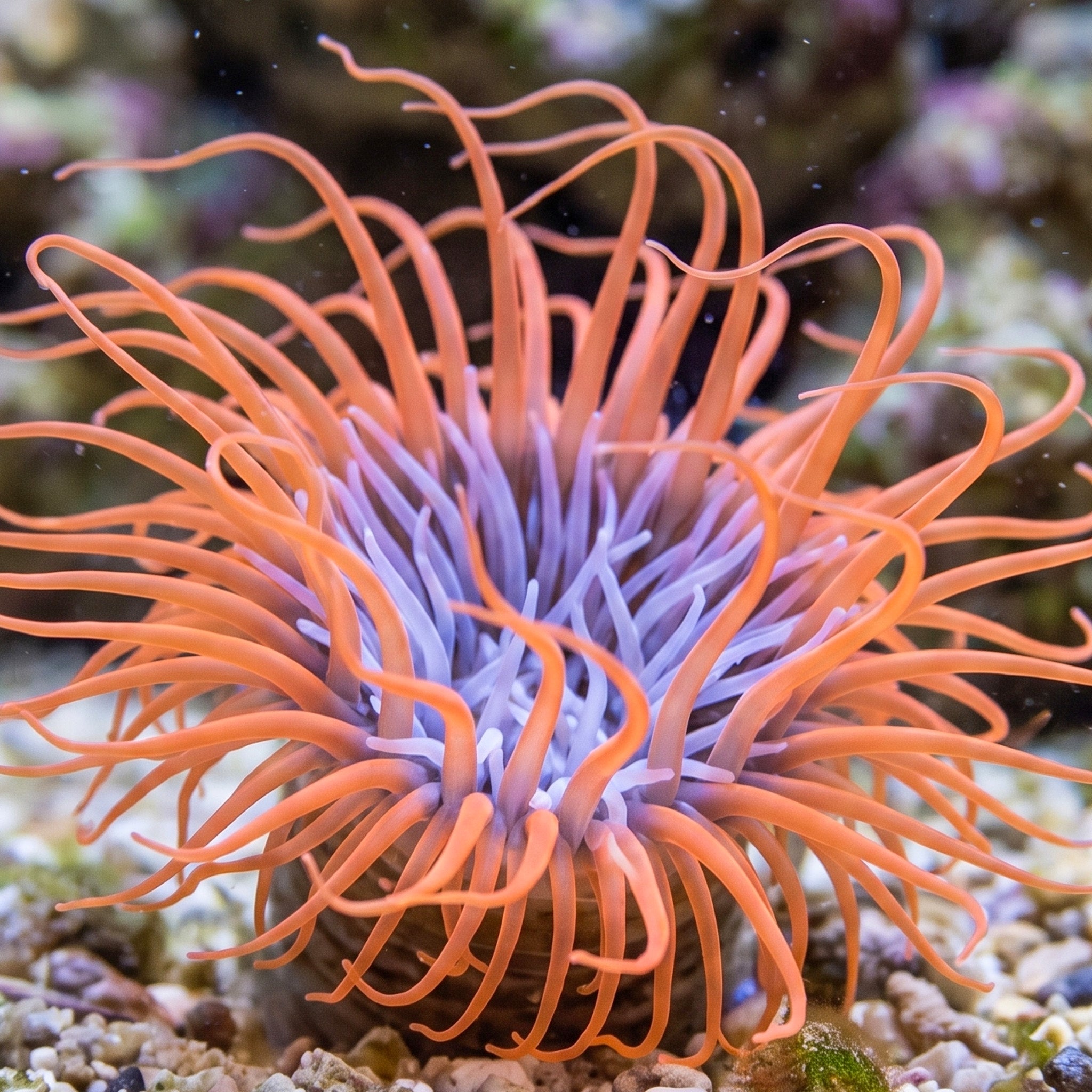 Peach Tube Anemone