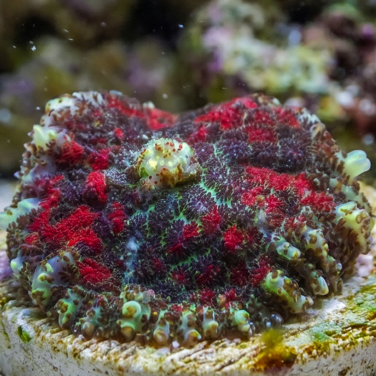 Blood Jade Rhodactis Mushroom